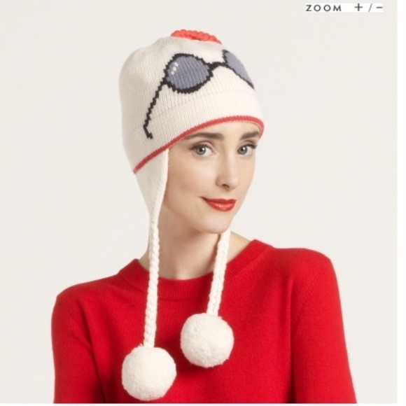 KATE SPADE SUNGLASSES WOOL POM POM TOQUE HAT - Picture 8 of 8